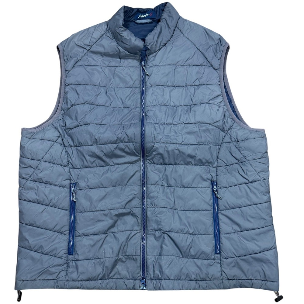 JOHNNIE-O Stormfront Quilted Puffer Vest Large